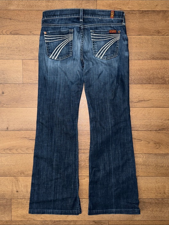 7 For All Mankind Denim - 7 For All Mankind Size 26 Dojo Jeans Made In USA Sexy Denim Coastal Cowgirl Farm
